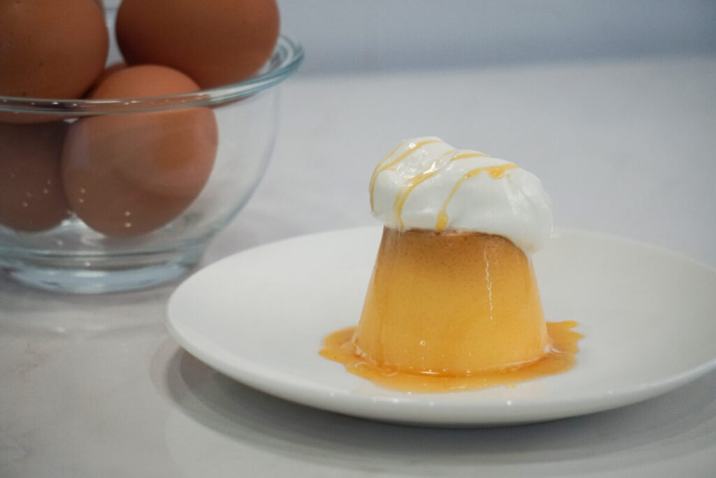 昔ながらのカスタードプリン01