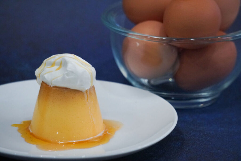 昔ながらのカスタードプリン02